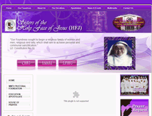 Tablet Screenshot of holyfacesisters.org